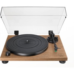 Audio-Technica AT-LPW40WN Stereo Turntable - Premium Black & Walnut Design for Audiophile Sound Experience